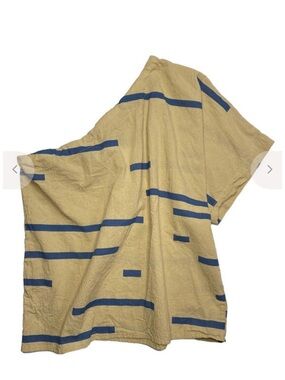 Uzi NYC one shoulder cotton top